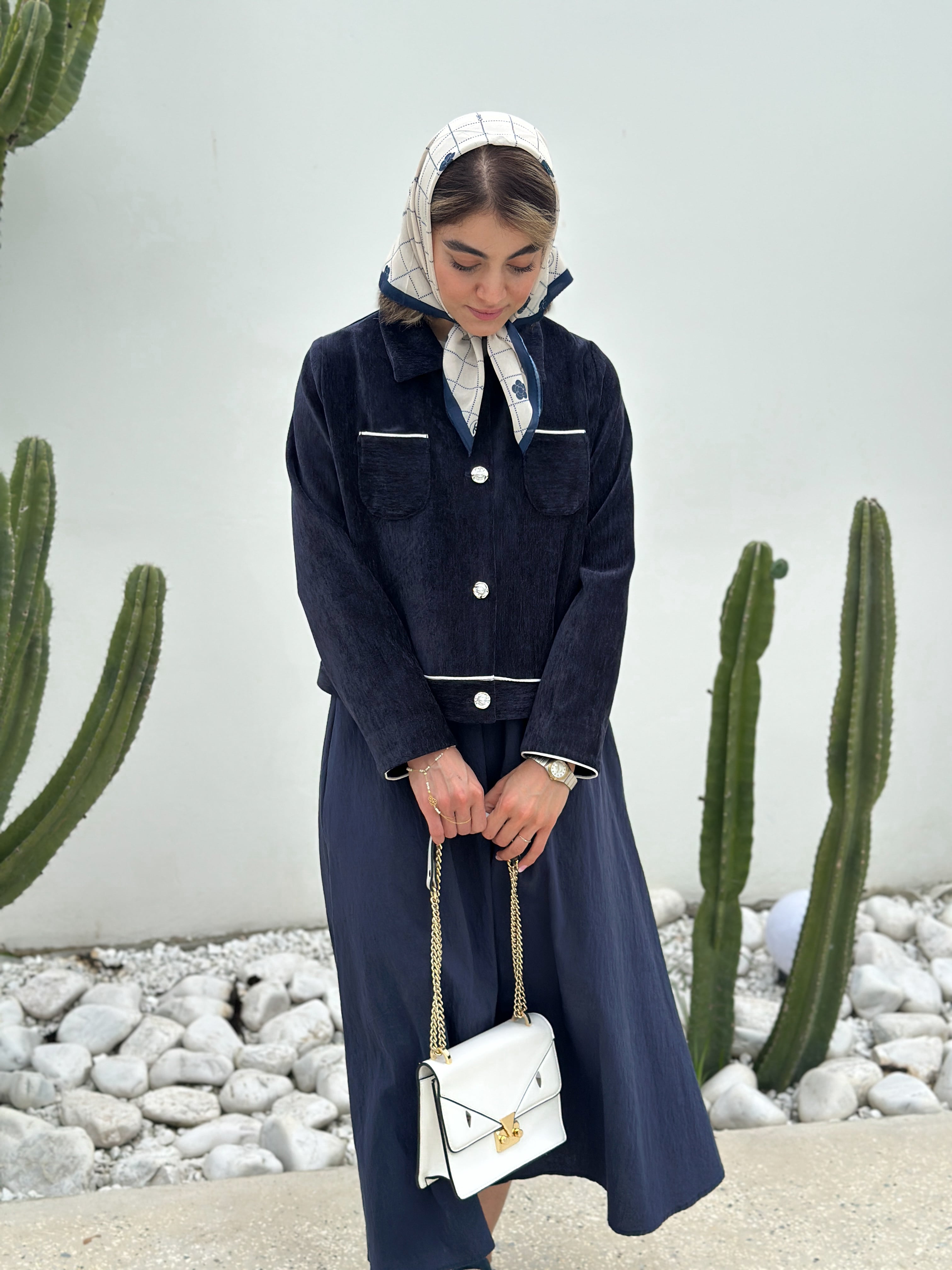 کت زنانه رسمی سرمه ای