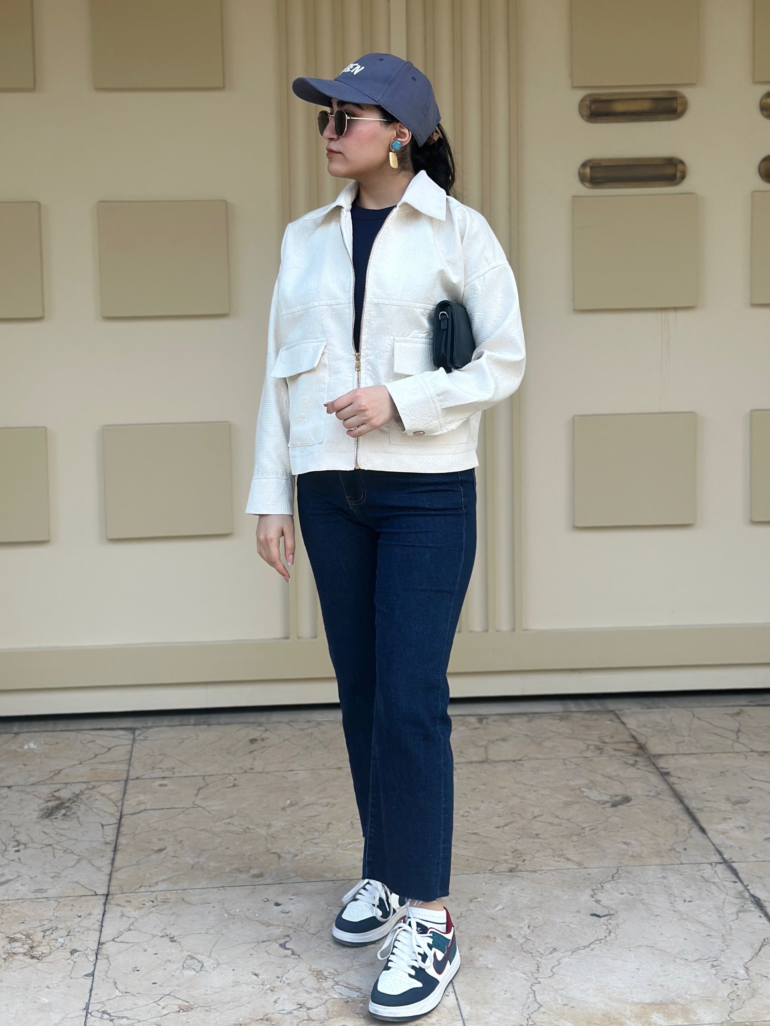 بامبر جکت ژاکارد بارونی