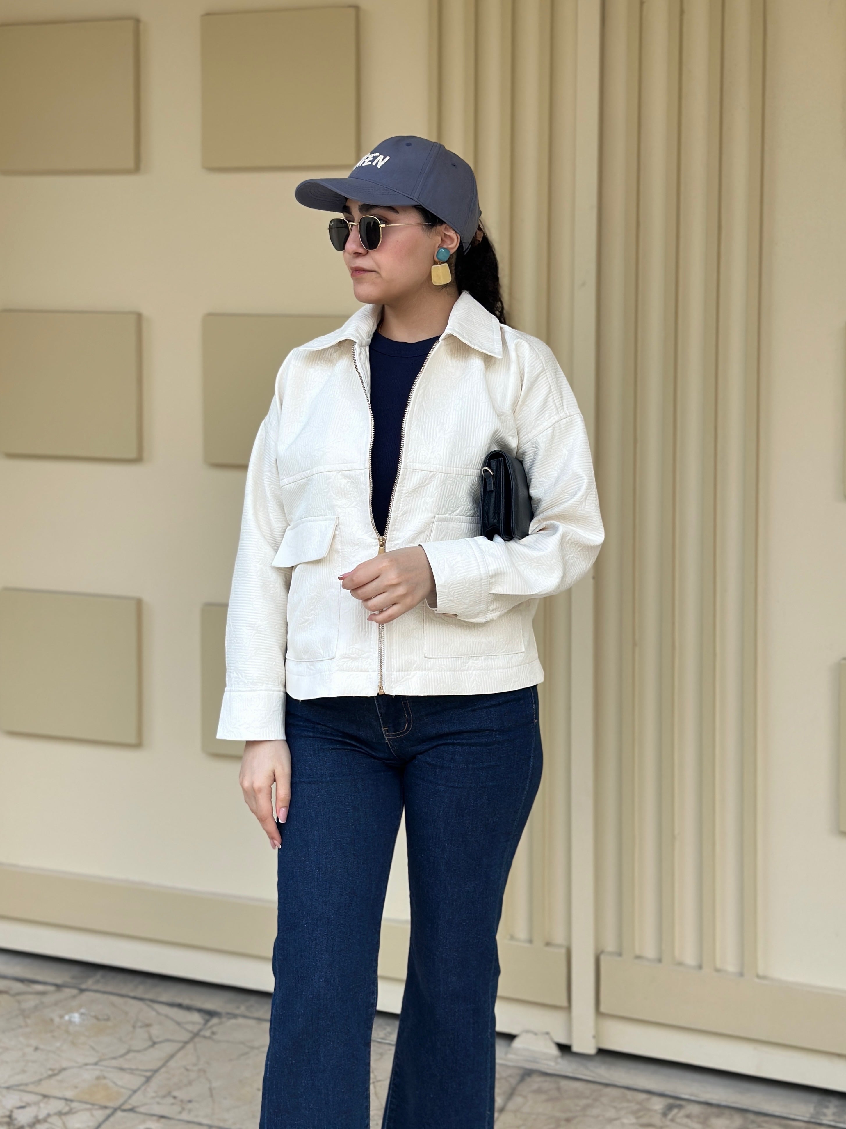 بامبر جکت ژاکارد بارونی