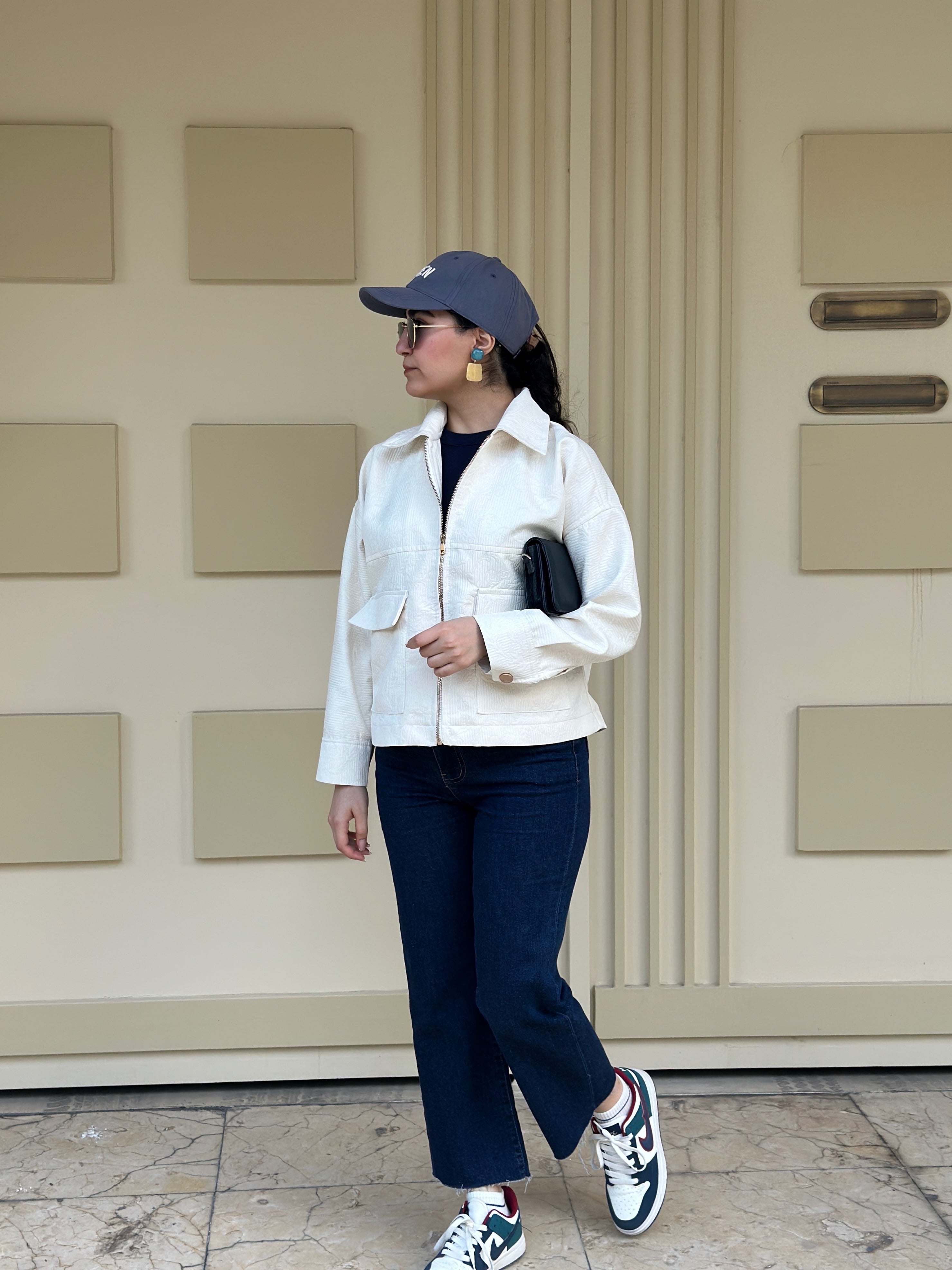 بامبر جکت ژاکارد بارونی