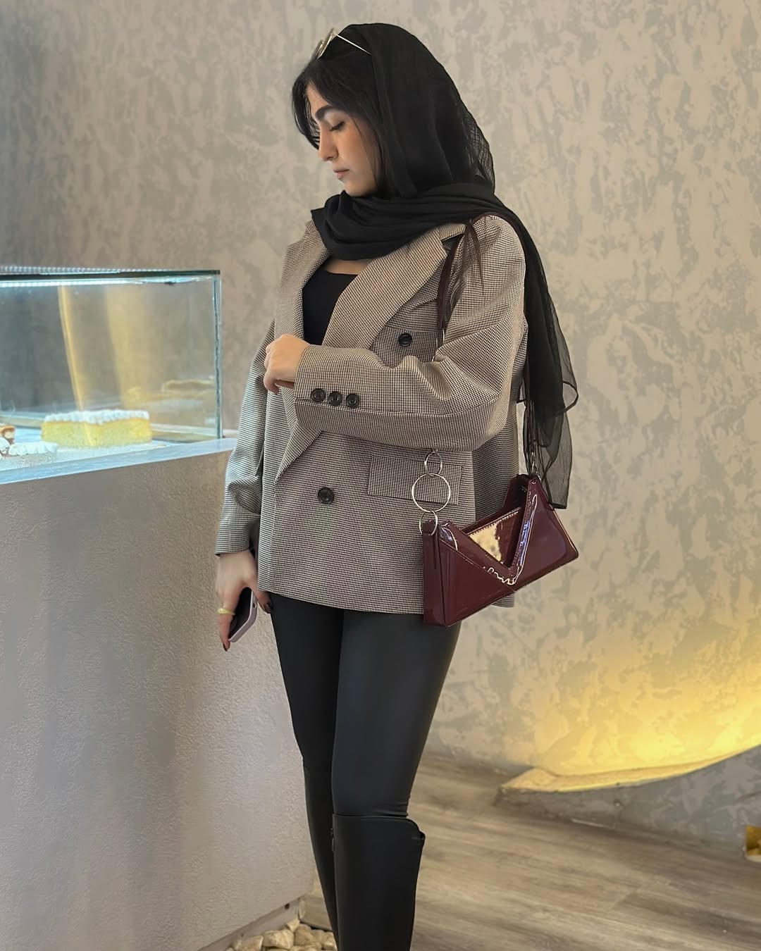 کت چهارخونه پارچه وارداتی