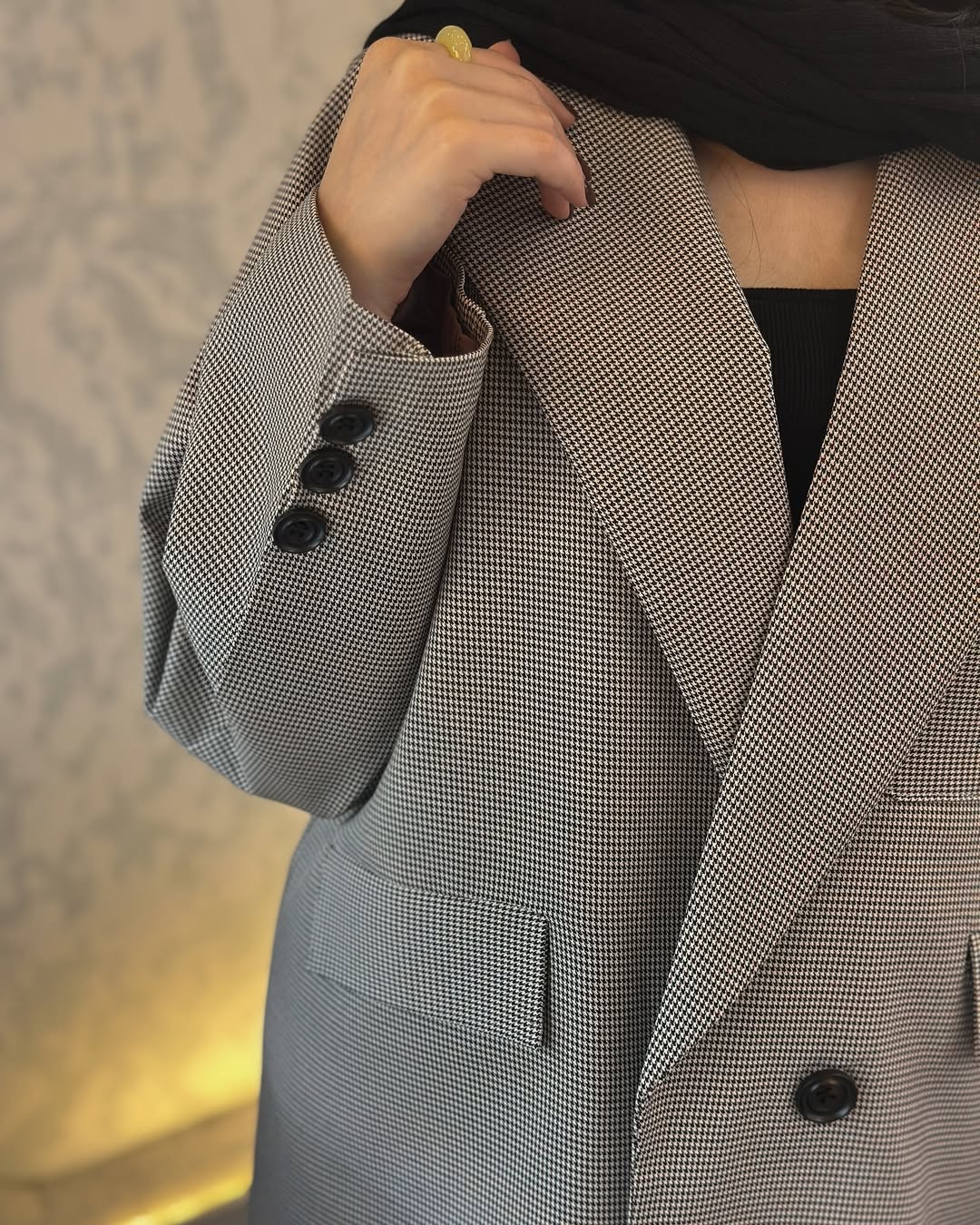 کت چهارخونه پارچه وارداتی